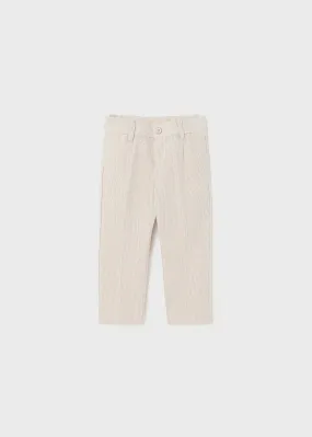 1547 - Dressy linen pants for baby boy - Coconut st