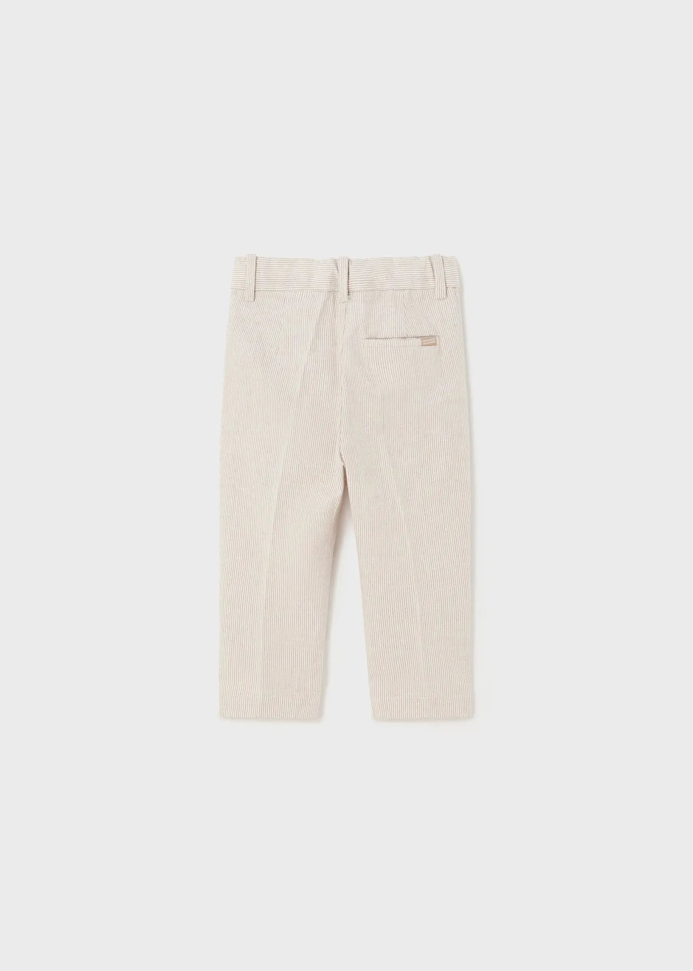 1547 - Dressy linen pants for baby boy - Coconut st