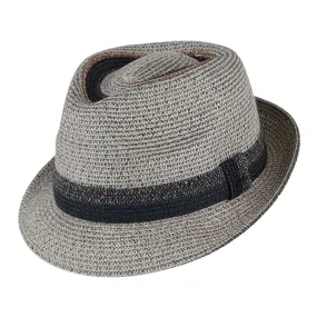 Bailey Hats Archer Trilby Hat - Grey