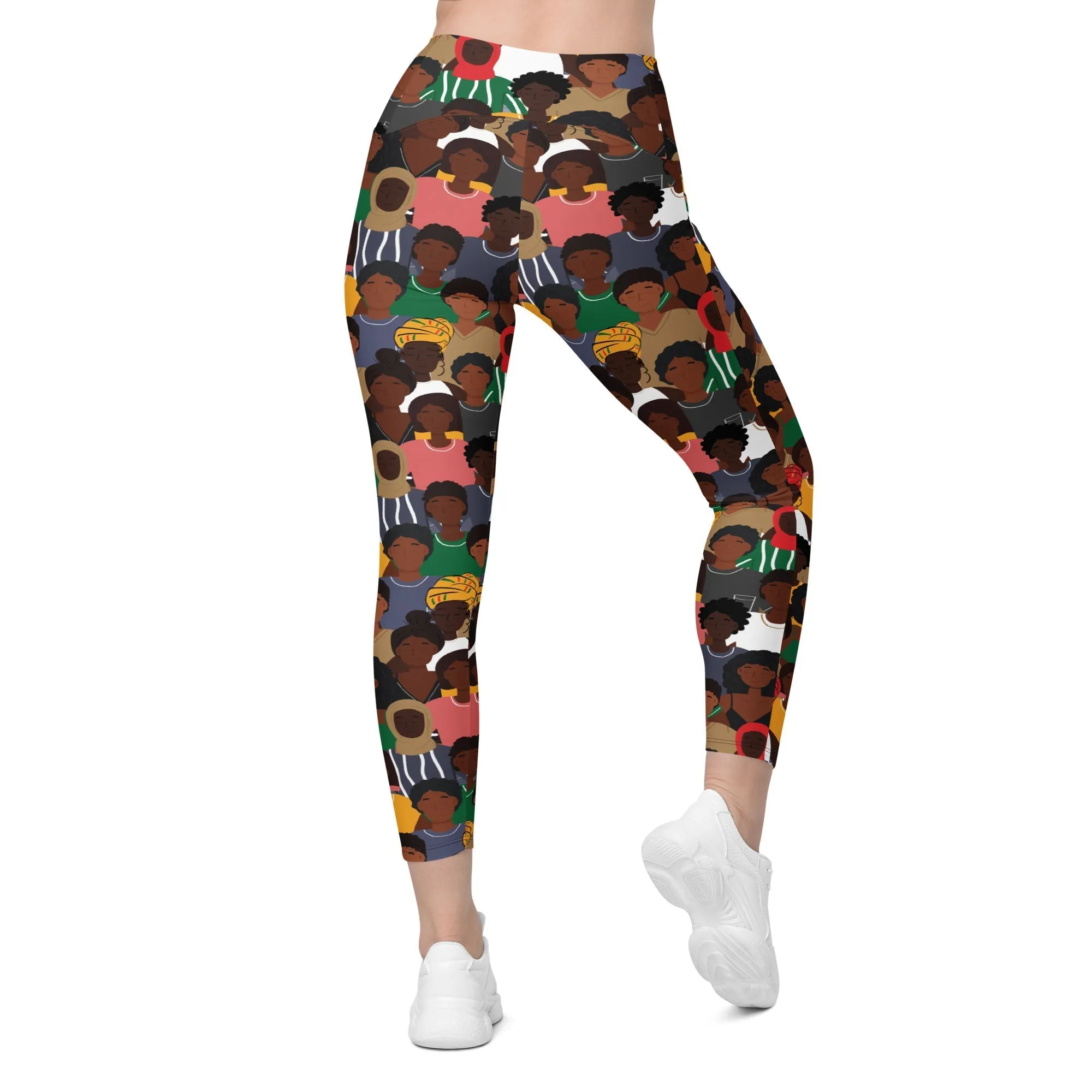 Black History Celebration Leggings With Pockets