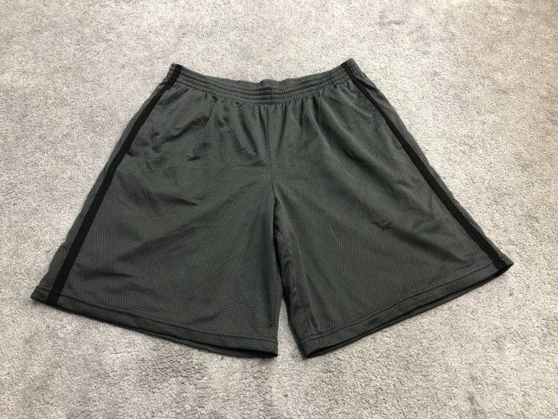 Champion Shorts Mens X Large Charcoal Black Bermuda Activewear Running Logo