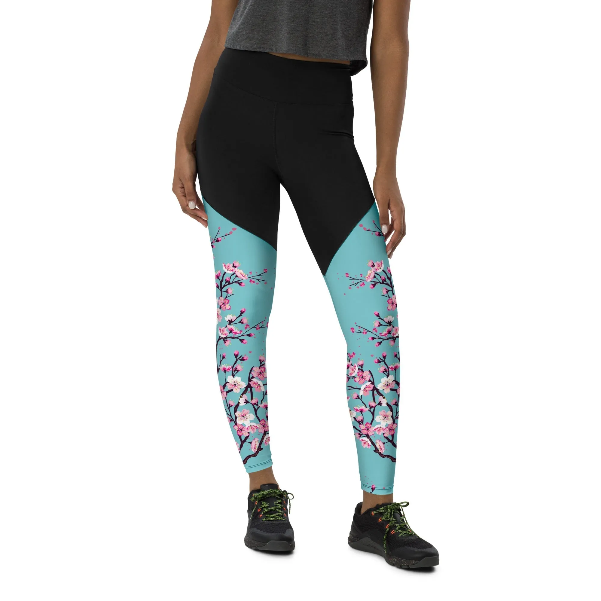 Cherry Blossom Compression Leggings