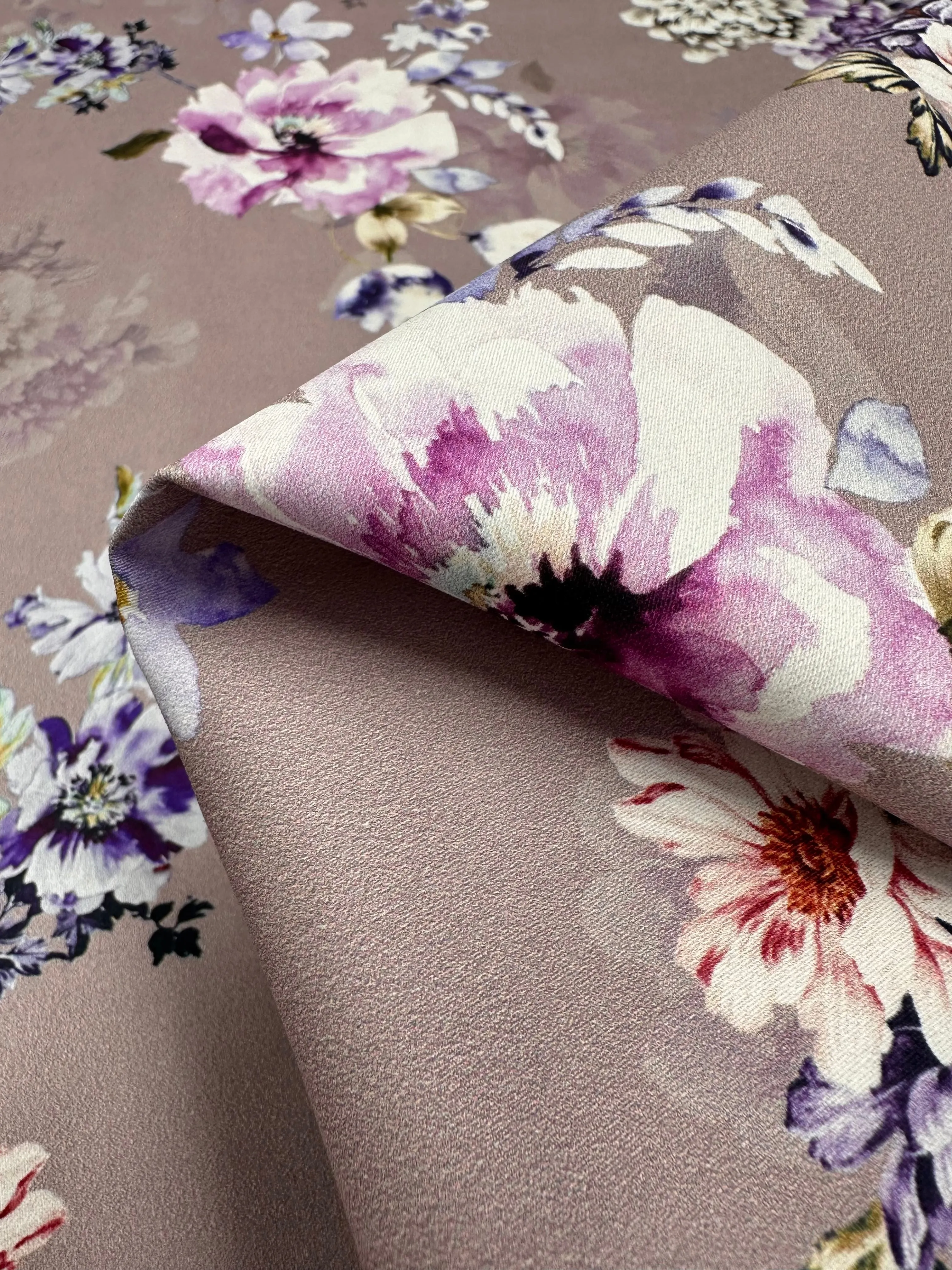 Cotton Sateen - Shadow Rose - 120cm