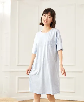 Cozy Melange Midi Sleep Dresses