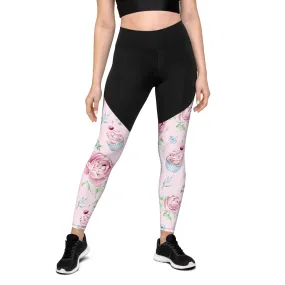 Cupcakes Compression Leggings