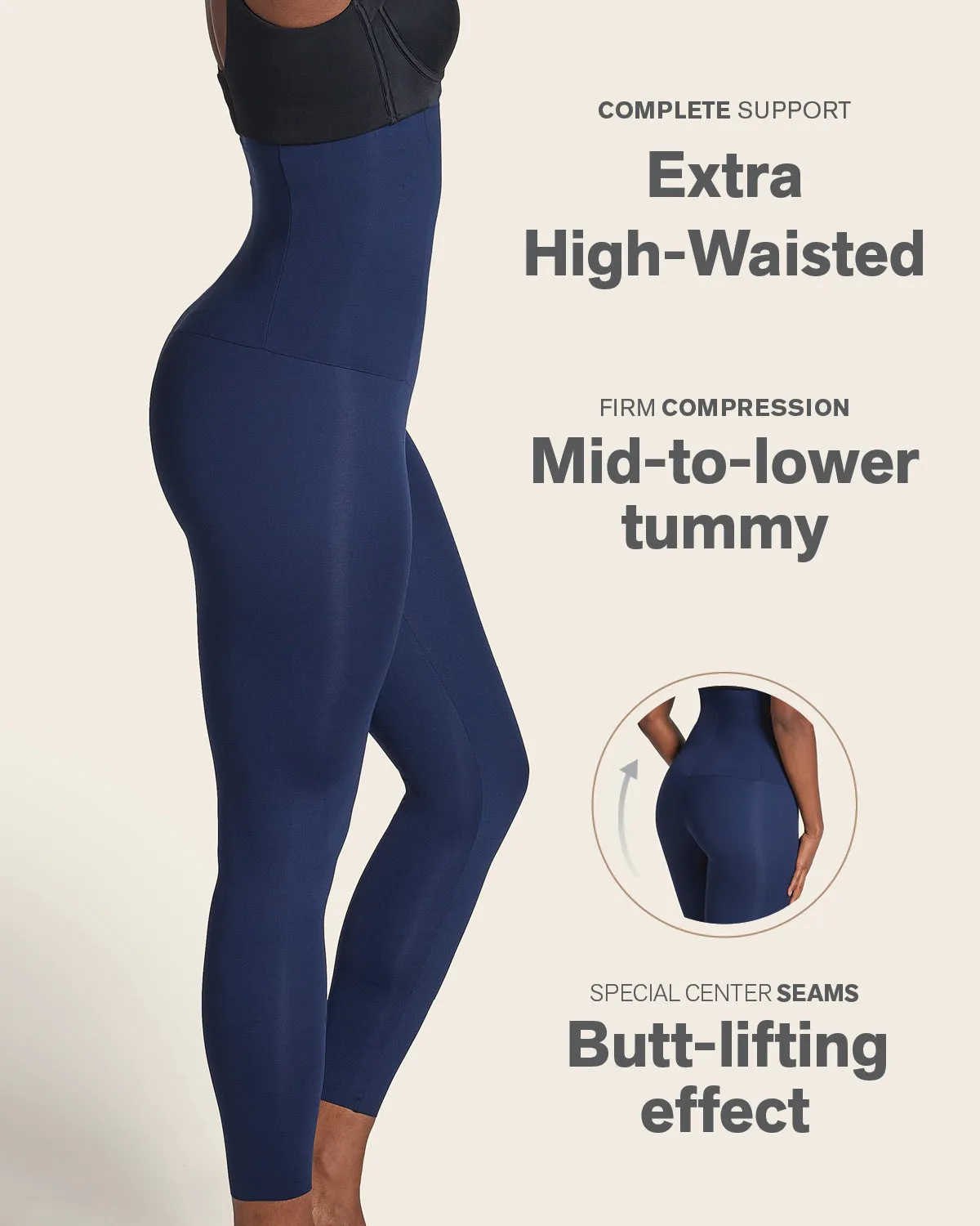 Extra High Waisted Firm Compression Legging