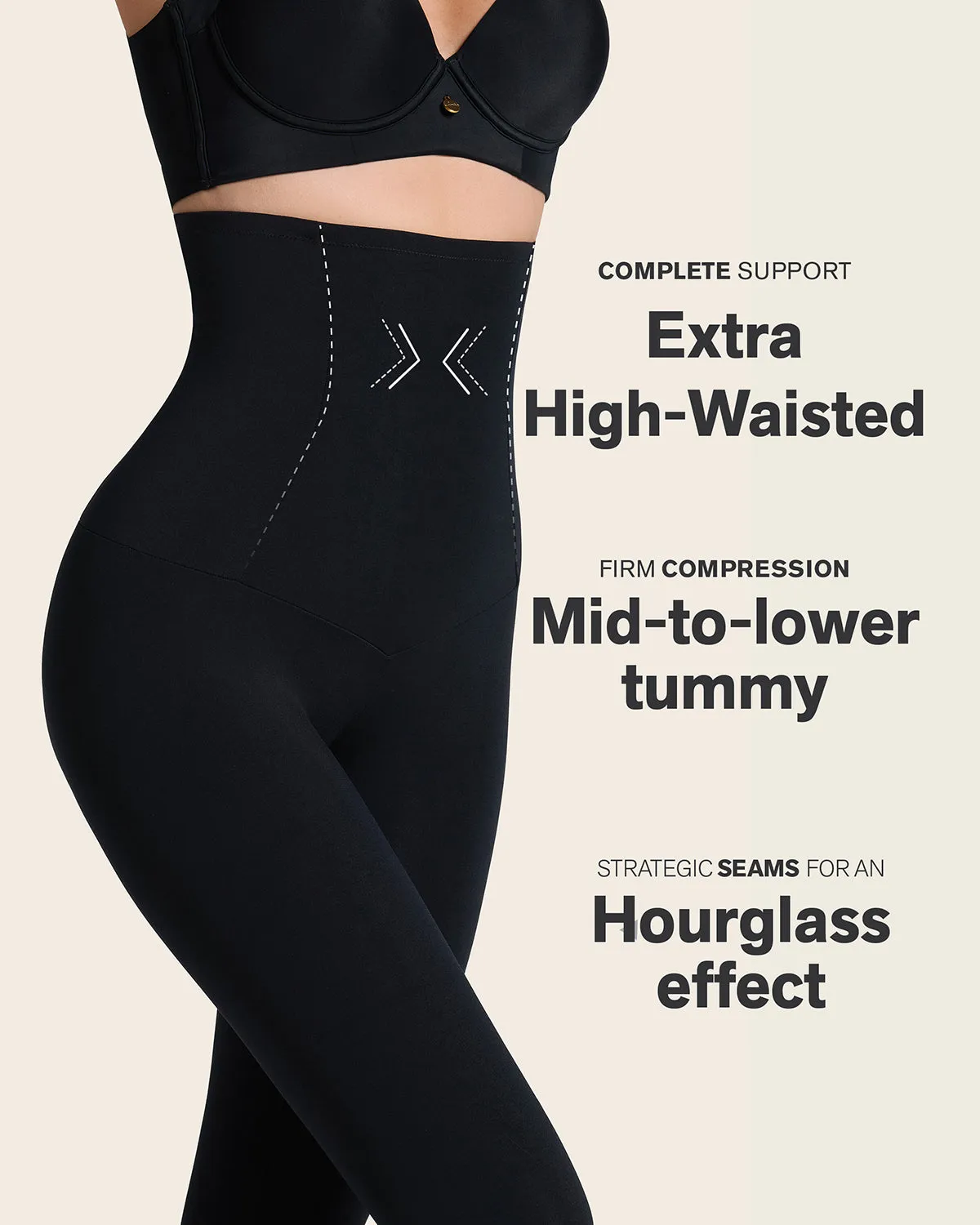 Extra High Waisted Firm Compression Legging