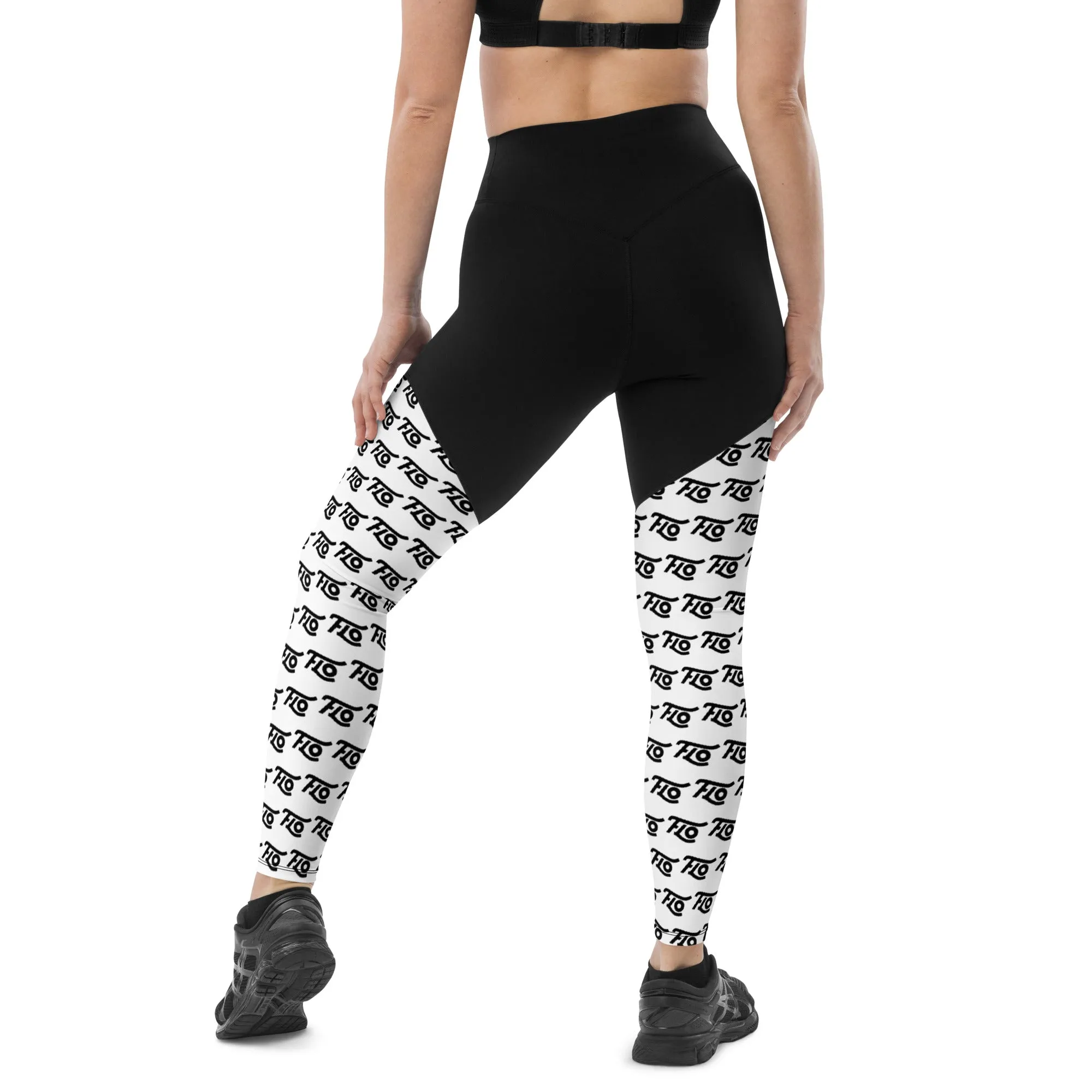 FLO Sports Leggings (Black & White)