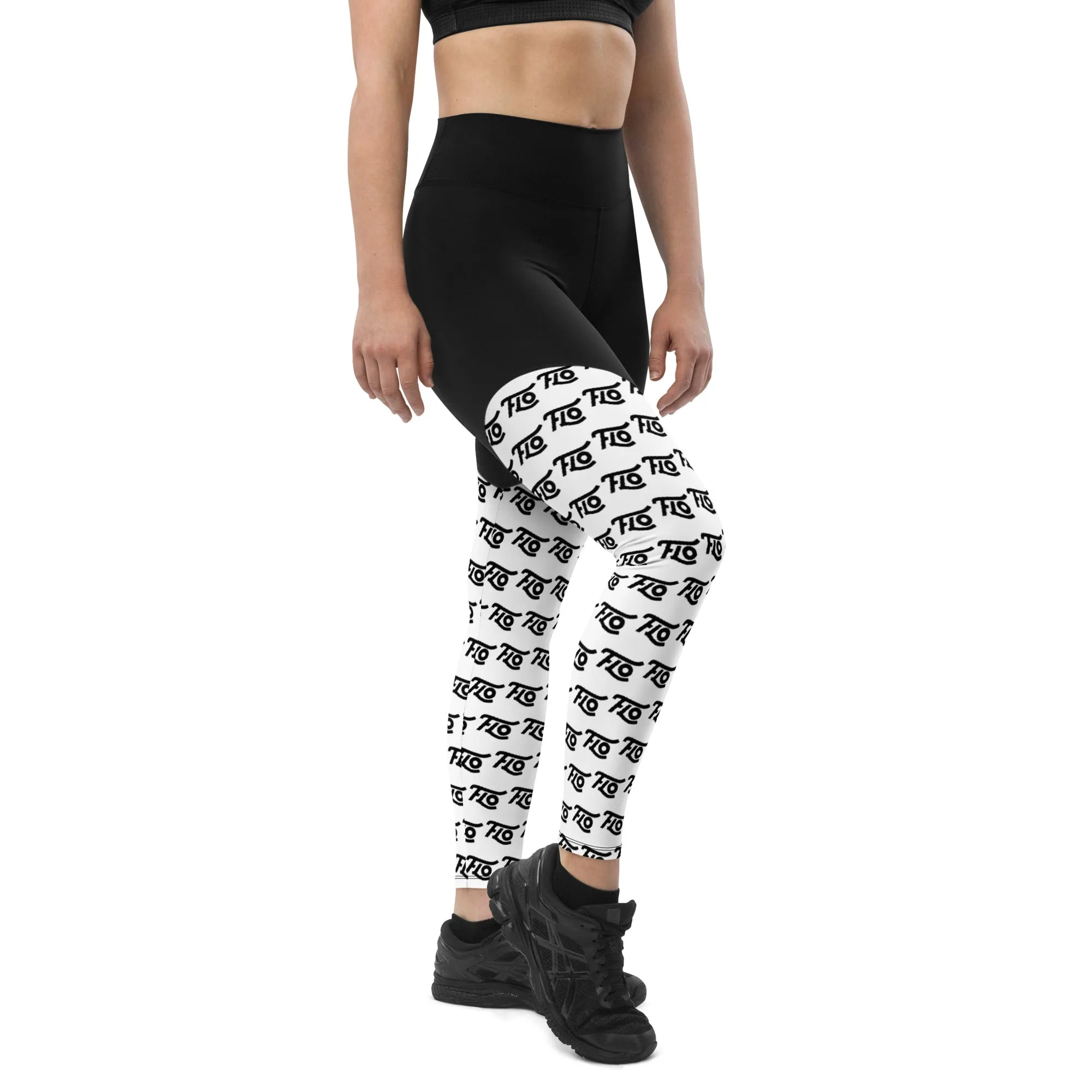 FLO Sports Leggings (Black & White)