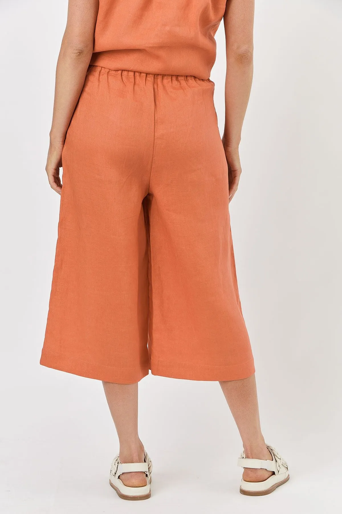 GA438 Linen Pants in Tandoori