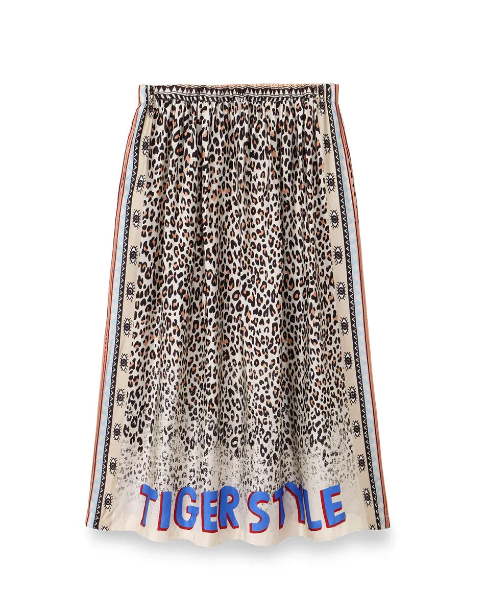 Hailey Sand Printed Skirt