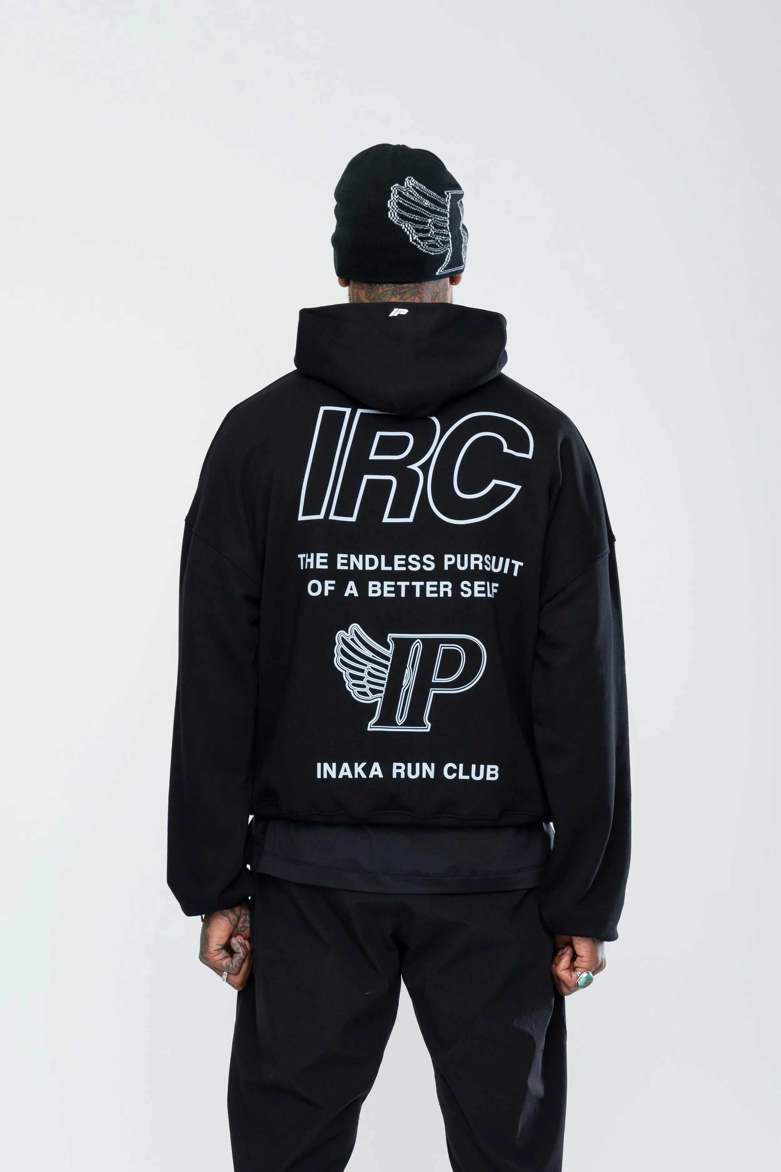 IRC TEAM HOODIE - BLACK