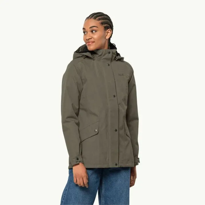 Jack Wolfskin Ladies Park Avenue Jacket Dusty Olive