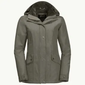 Jack Wolfskin Ladies Park Avenue Jacket Dusty Olive