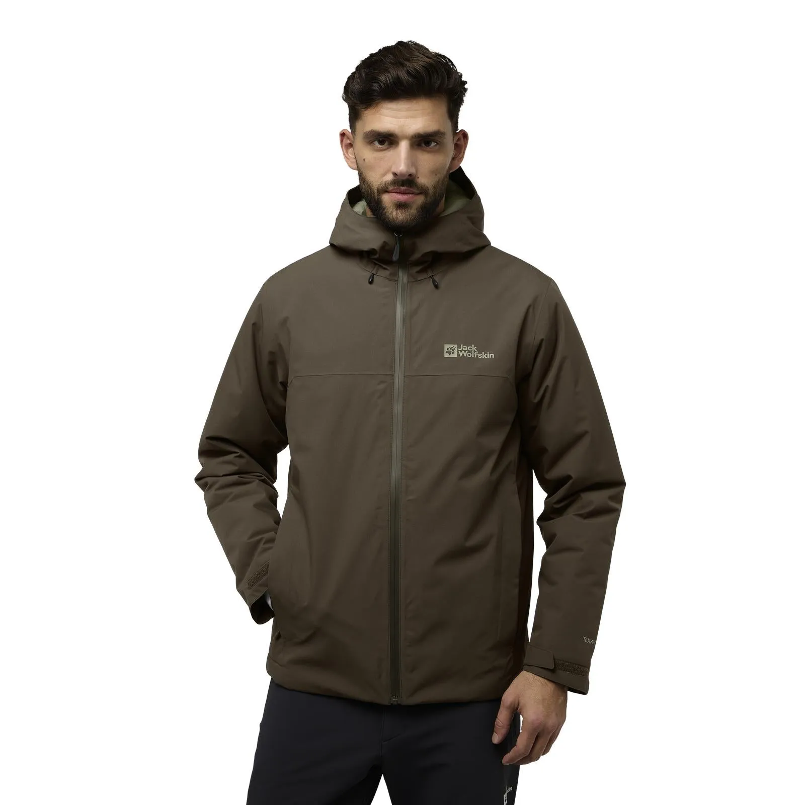 Jack Wolfskin Mens Wisper Waterproof Hooded Jacket