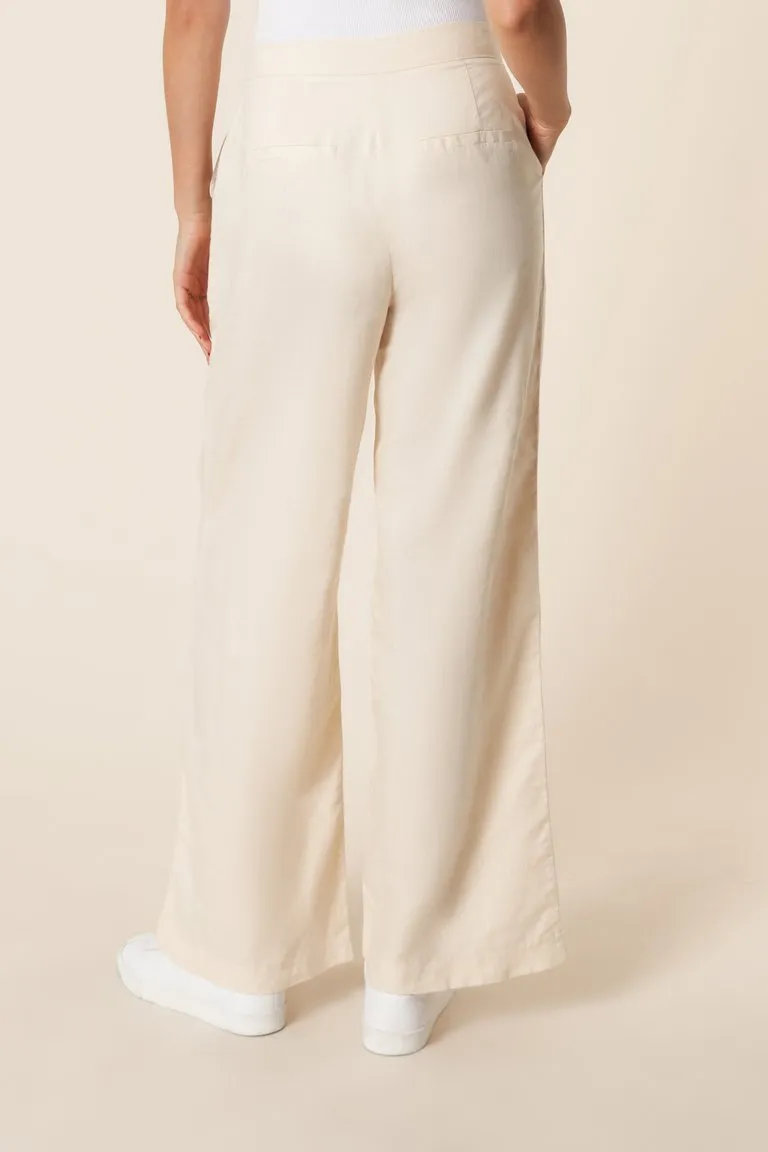 Kora Wide Leg Pant- Almond