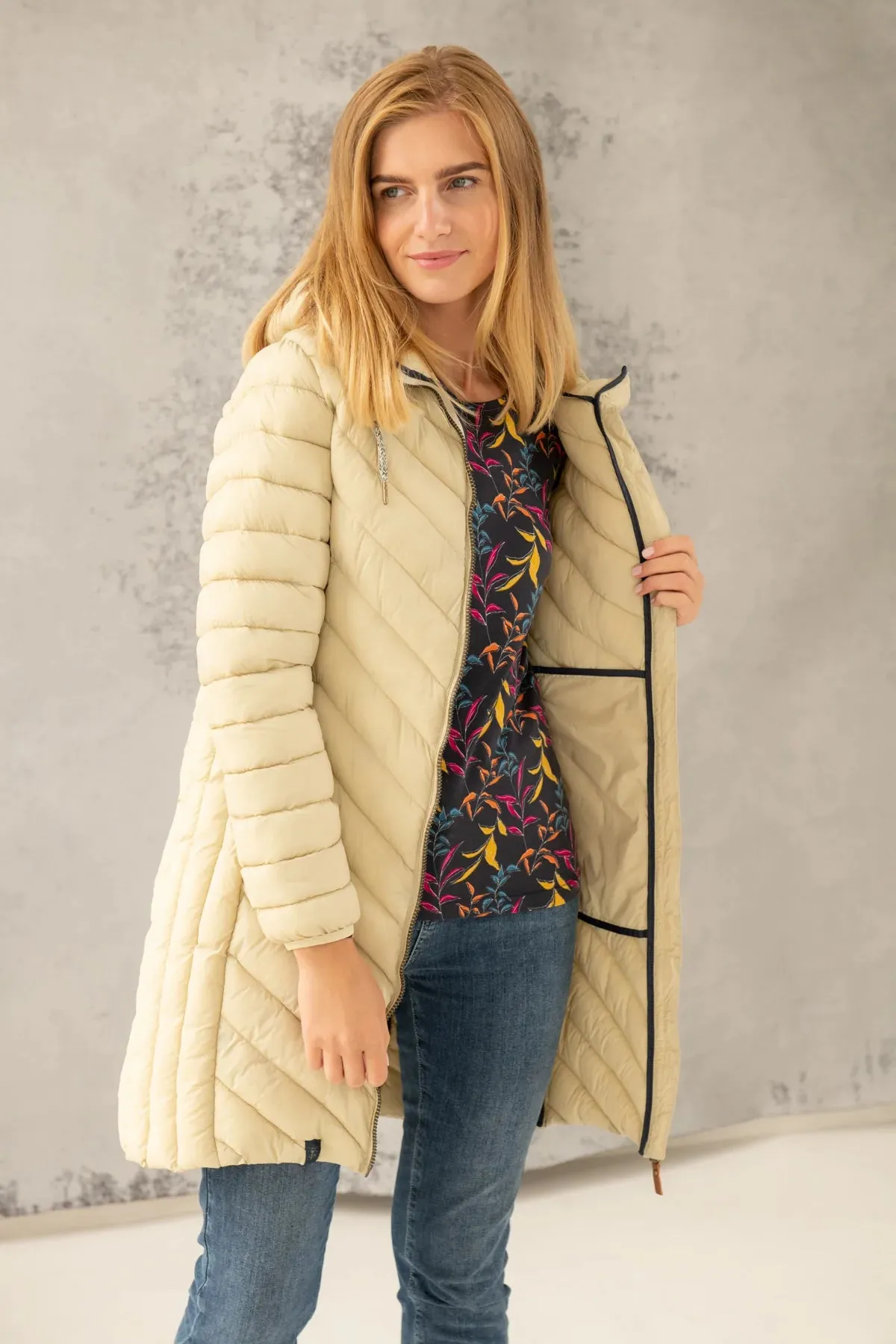 Lighthouse Laurel Padded Ladies Coat