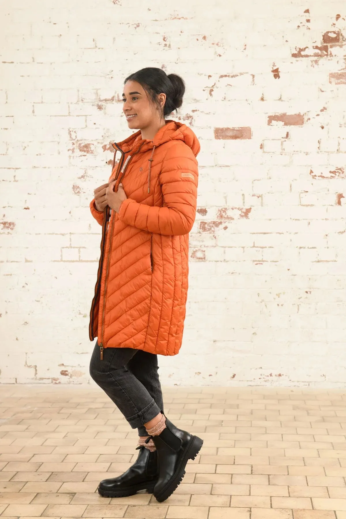 Lighthouse Laurel Padded Ladies Coat