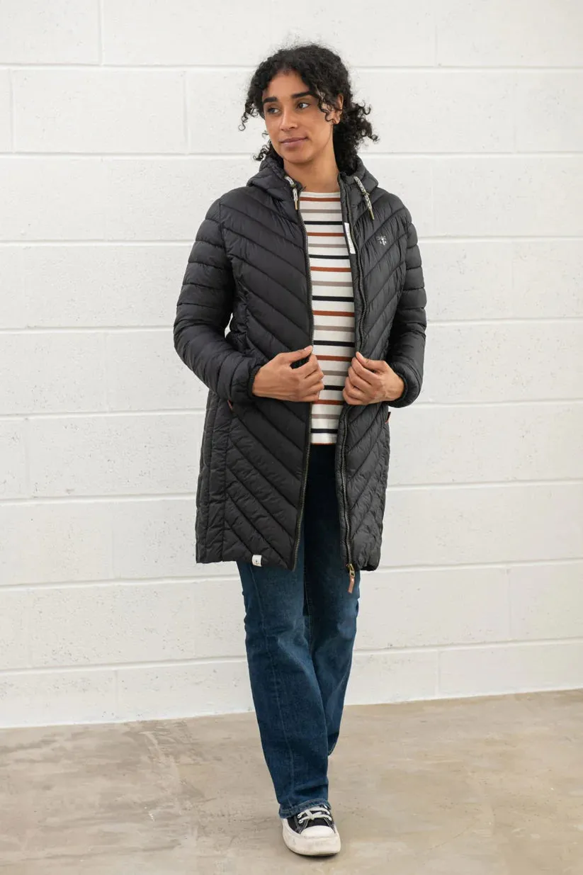 Lighthouse Laurel Padded Ladies Coat