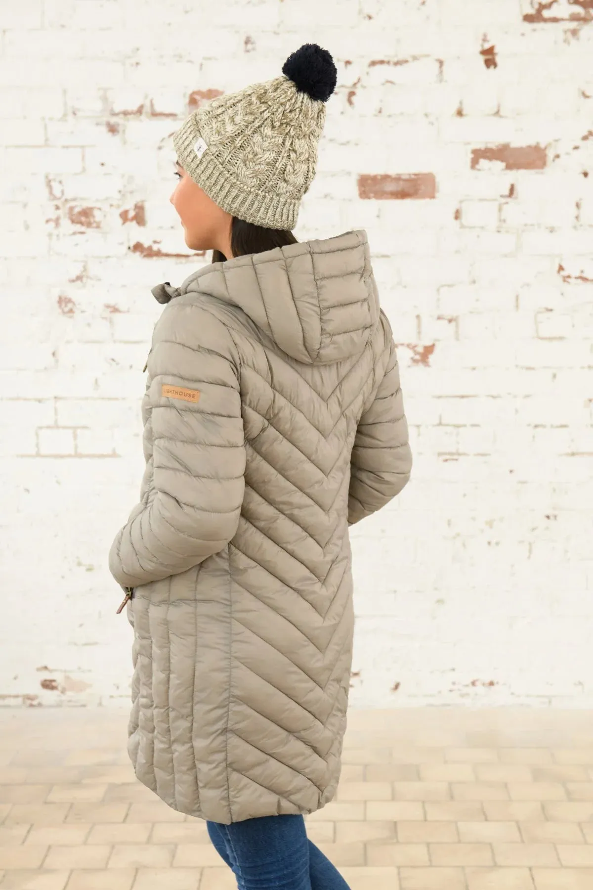 Lighthouse Laurel Padded Ladies Coat