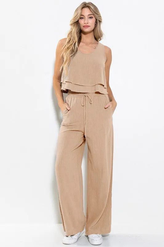 Linen Pants - Mocha