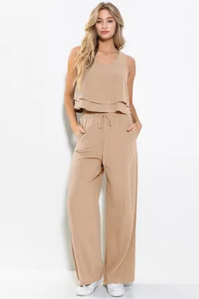 Linen Pants - Mocha