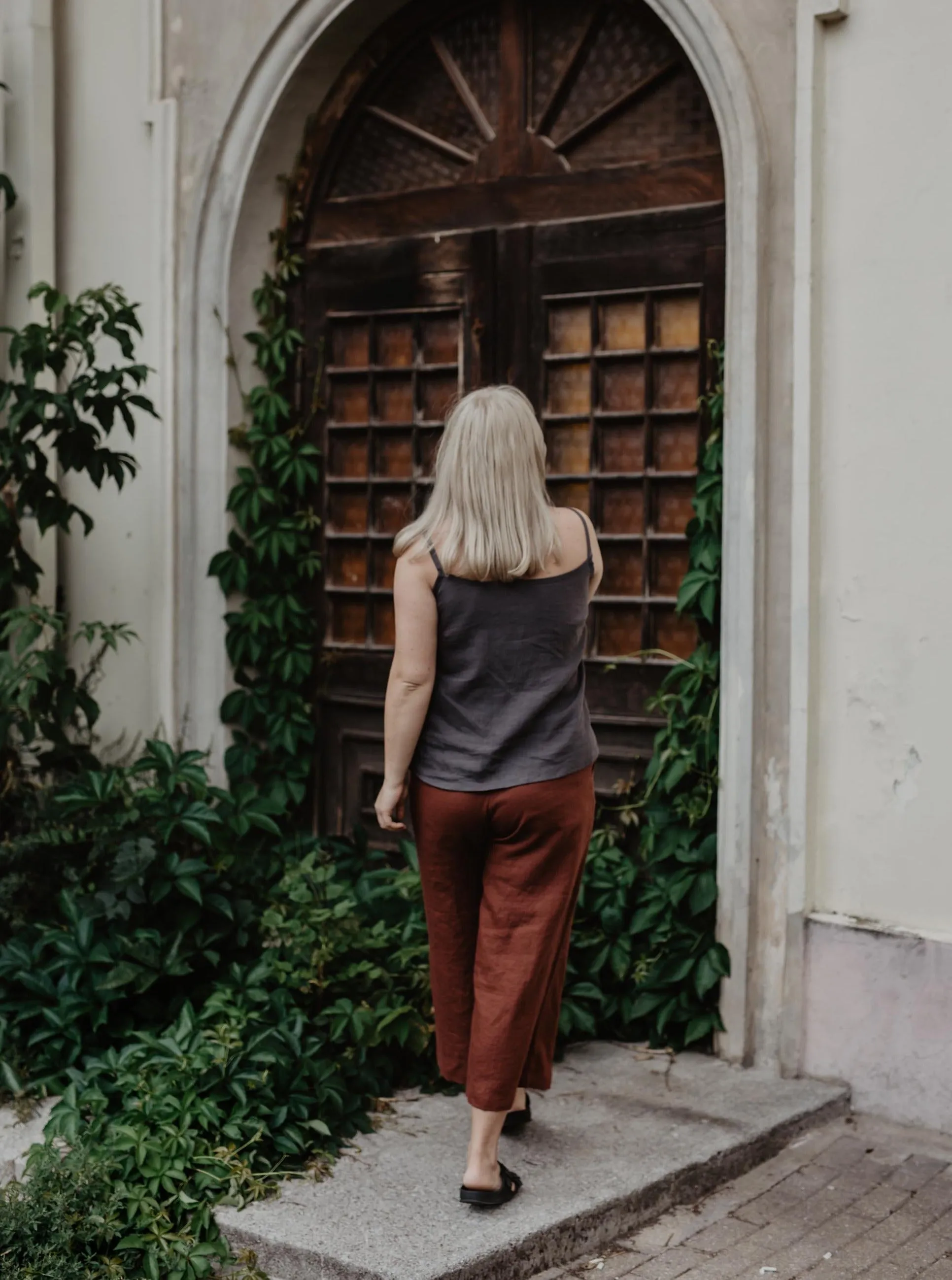 Linen Pants Tokyo - Terracotta