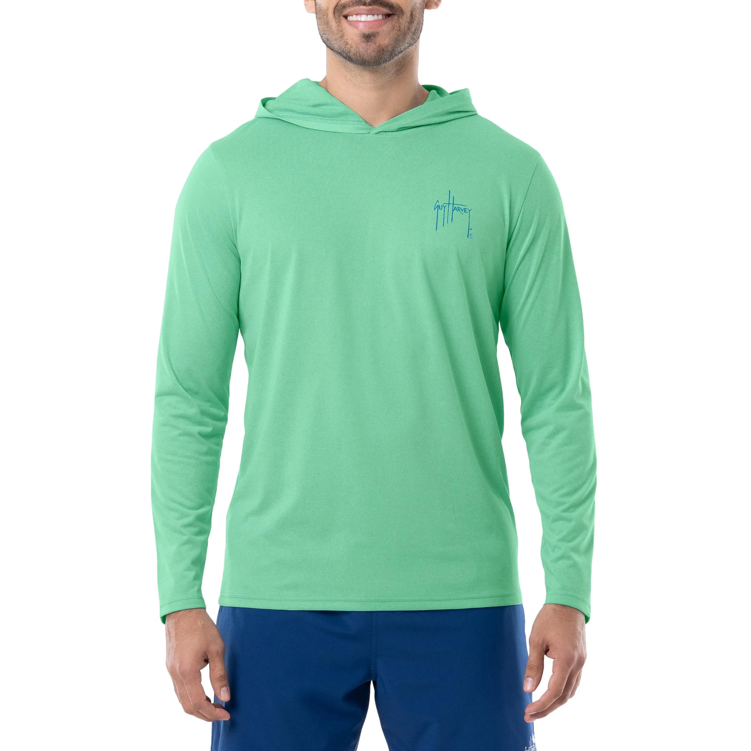 Men's Boat Lines Long Sleeve Performance Hoodie