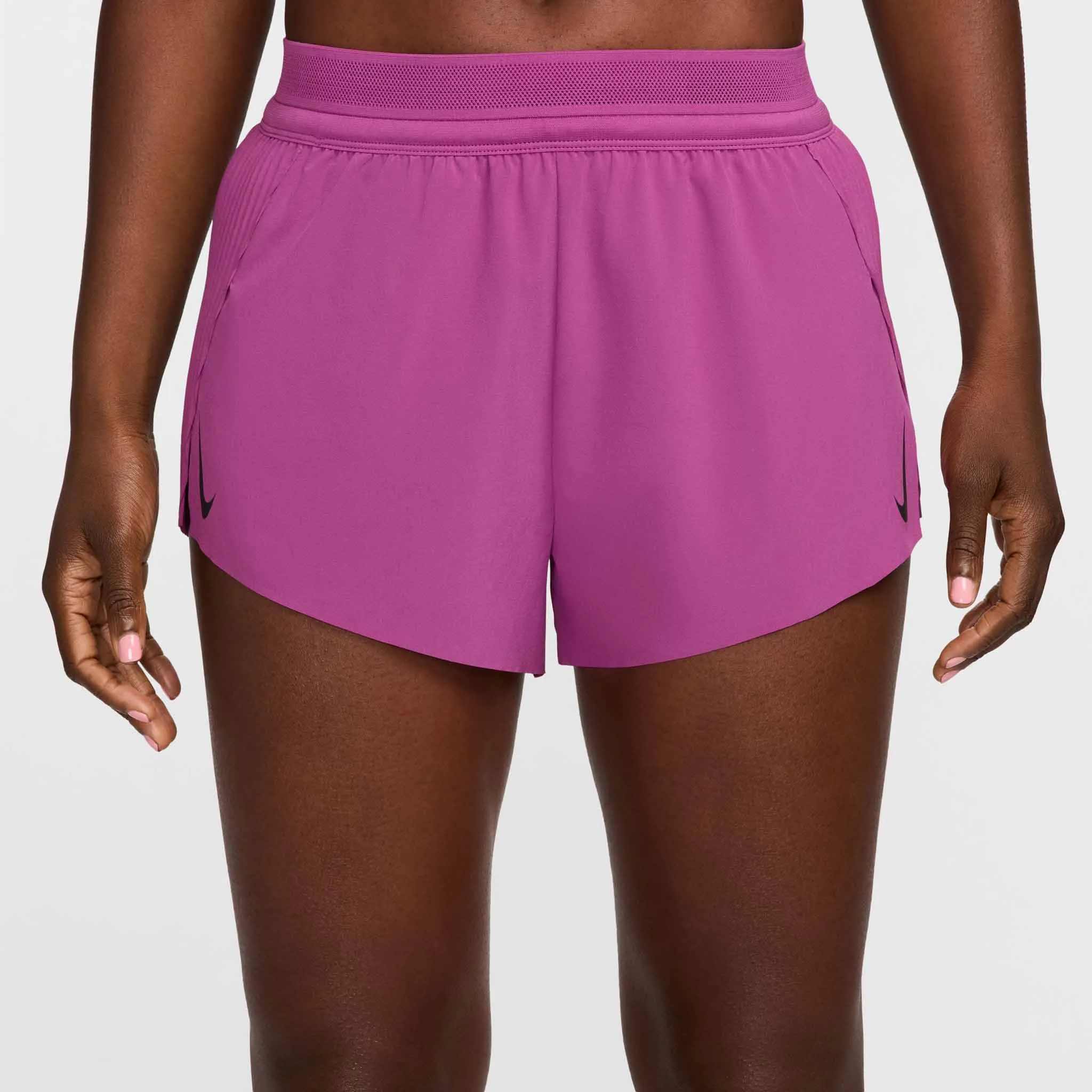 Nike | Women's AeroSwift Dri-FIT ADV Mid-Rise Brief-Lined 3" Running Shorts - Hot Fuchsia