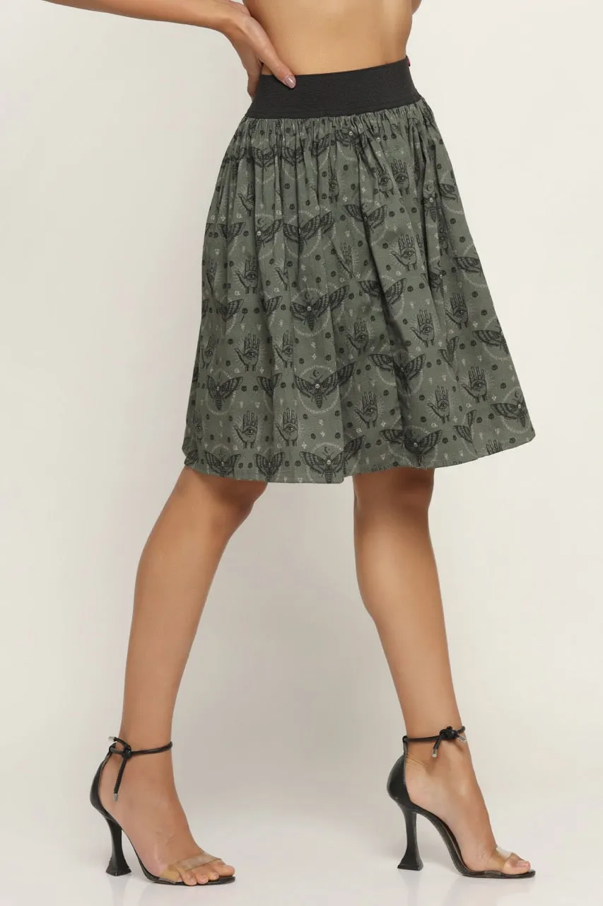 Paislry printed Skirt