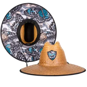 Palms Under Brim Straw Hat | Butterfly Daze