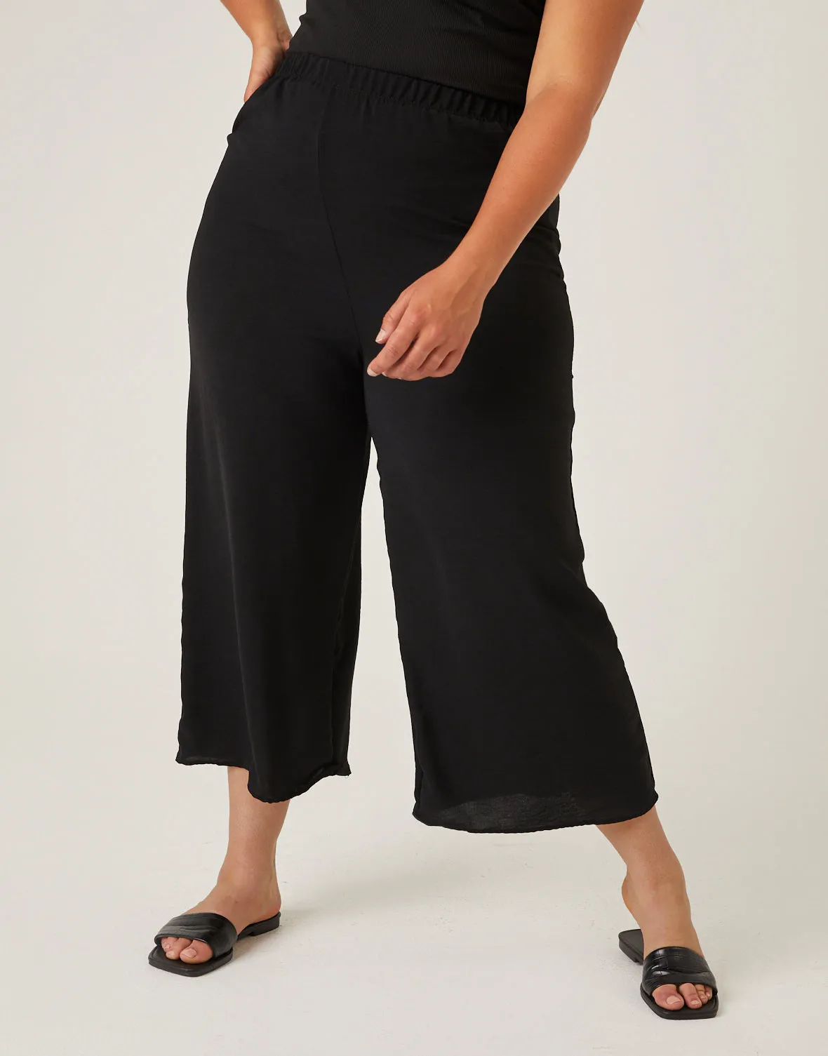 Plus Size Flowy Woven Pants