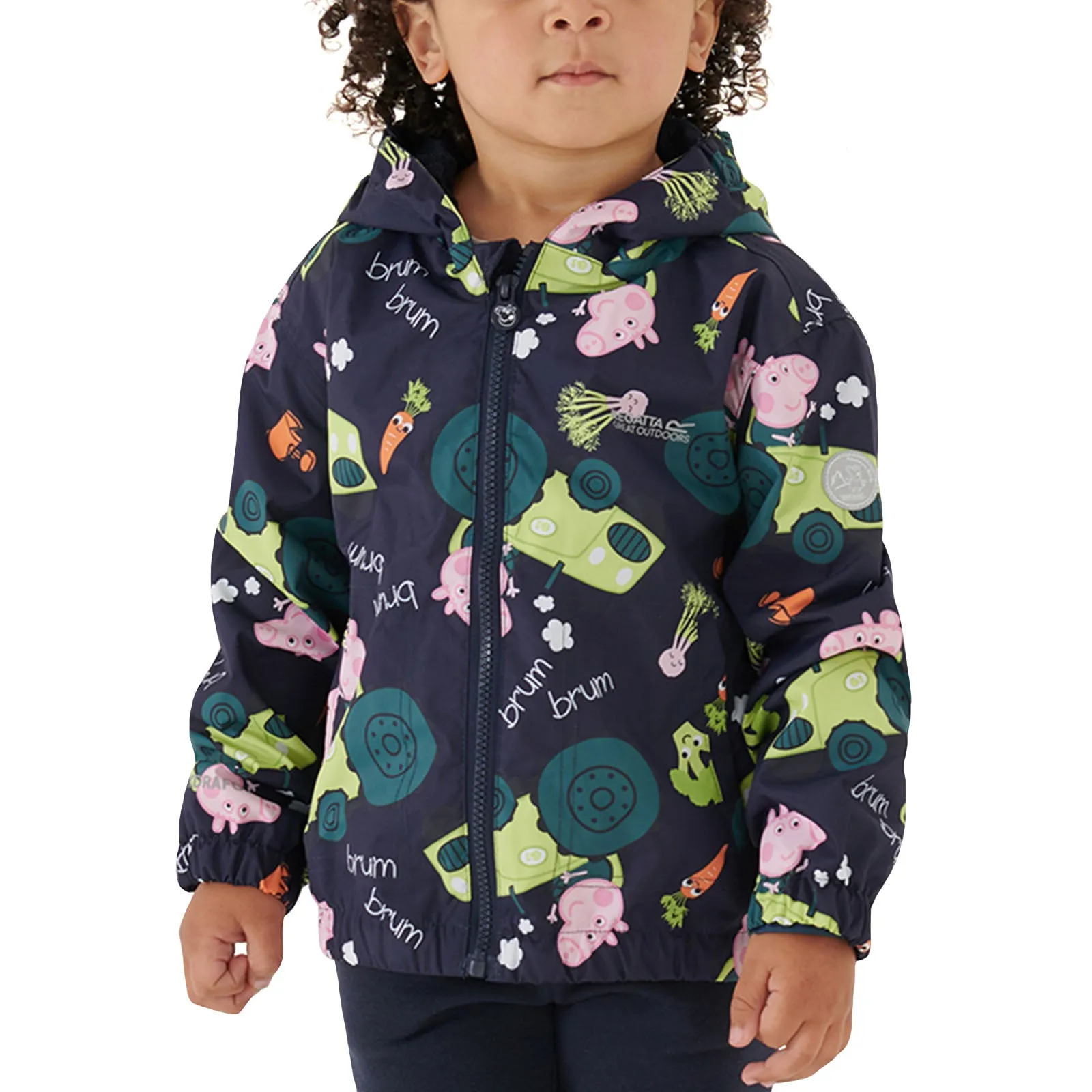 Regatta Kids Peppa Pig Muddy Puddle Waterproof Jacket