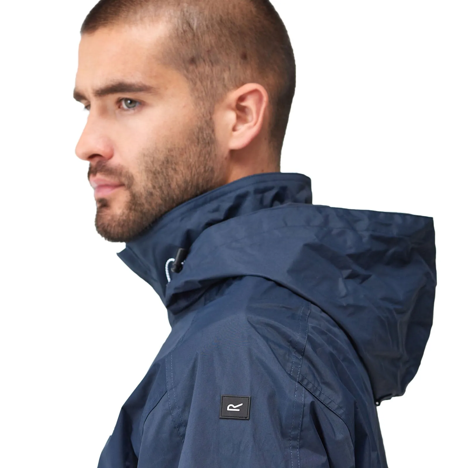 Regatta Mens Niviston Hooded Waterproof Walking Jacket - Navy