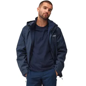 Regatta Mens Niviston Hooded Waterproof Walking Jacket - Navy