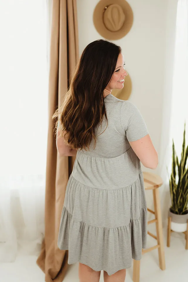 Relaxed Tiered Dress