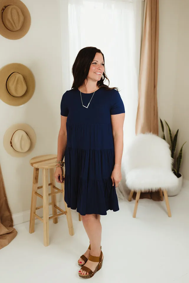 Relaxed Tiered Dress