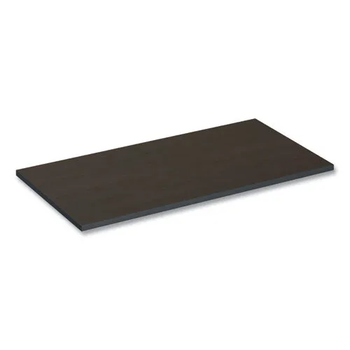 Reversible Laminate Table Top, Rectangular, 47.63w X 23.63d, Espresso/walnut