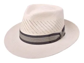 Salvatore Genuine Panama Fedora by Bigalli Hats