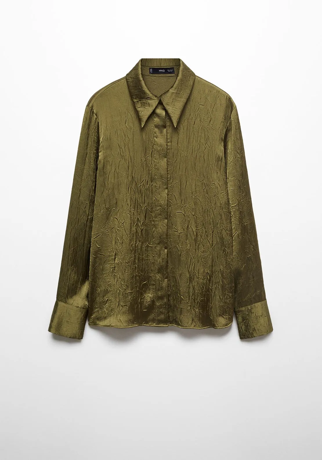 Satin textured shirt