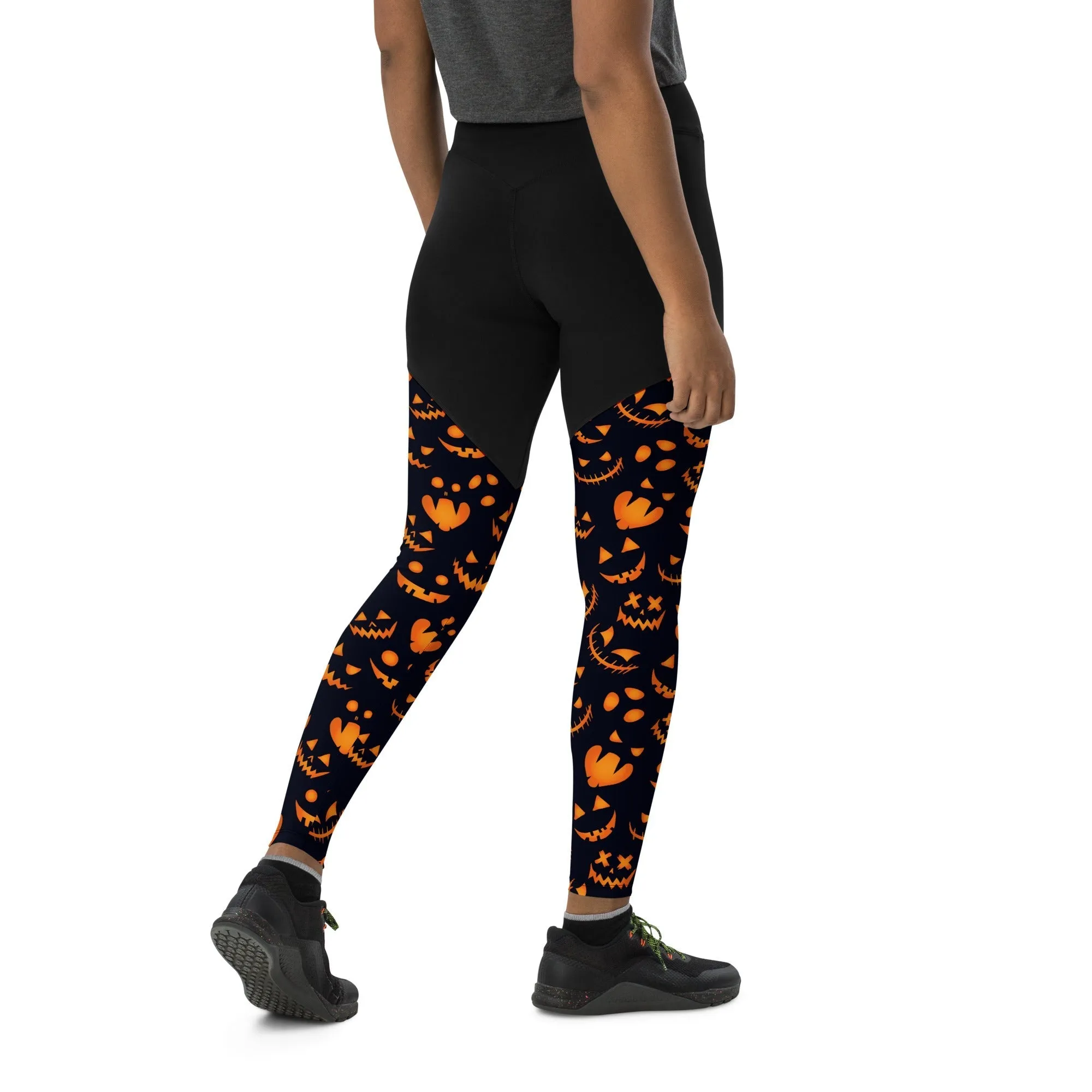 Spooktacular Halloween Compression Leggings