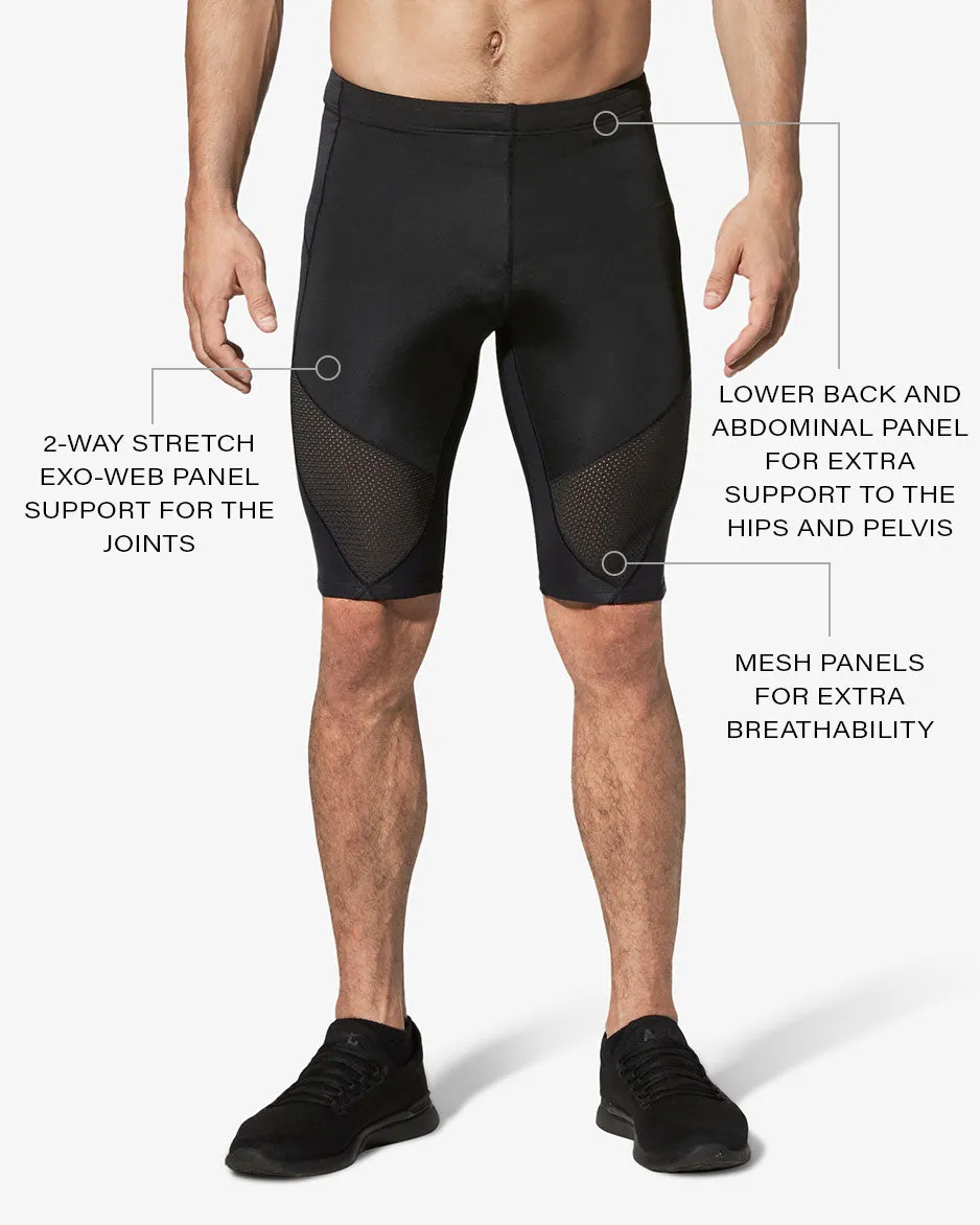 Stabilyx Ventilator Joint Support Compression Short: Men's Black