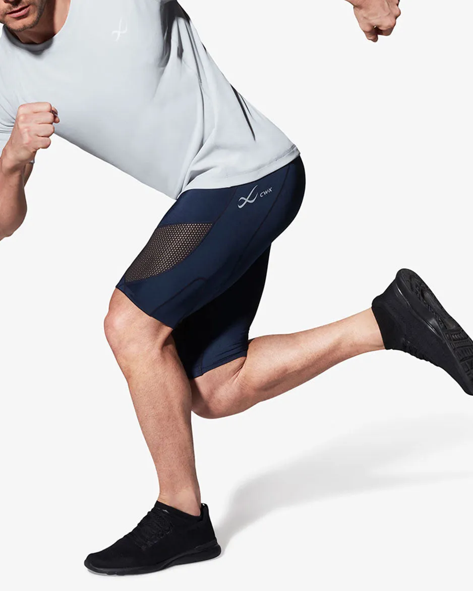 Stabilyx Ventilator Joint Support Compression Short: Men's True Navy