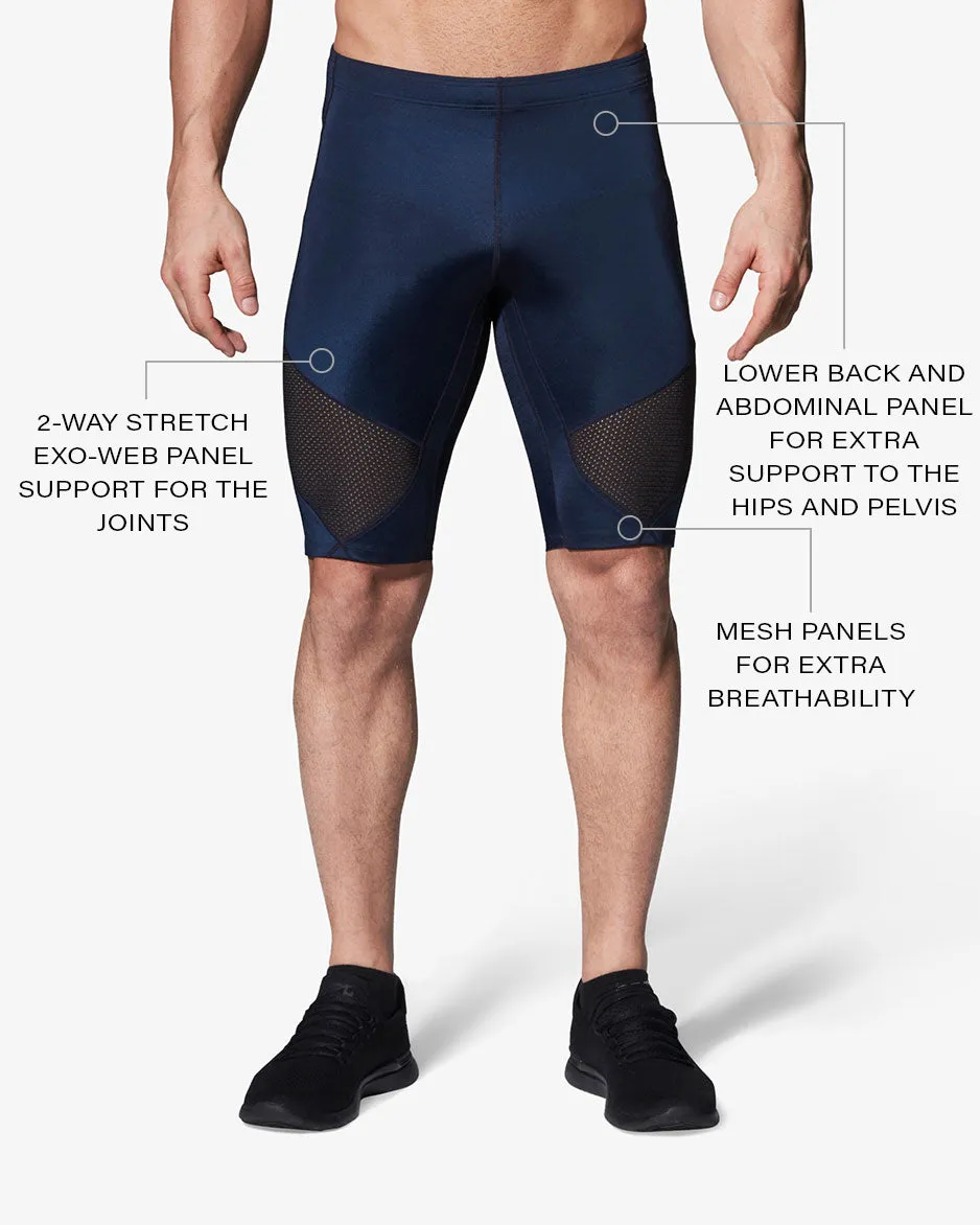 Stabilyx Ventilator Joint Support Compression Short: Men's True Navy