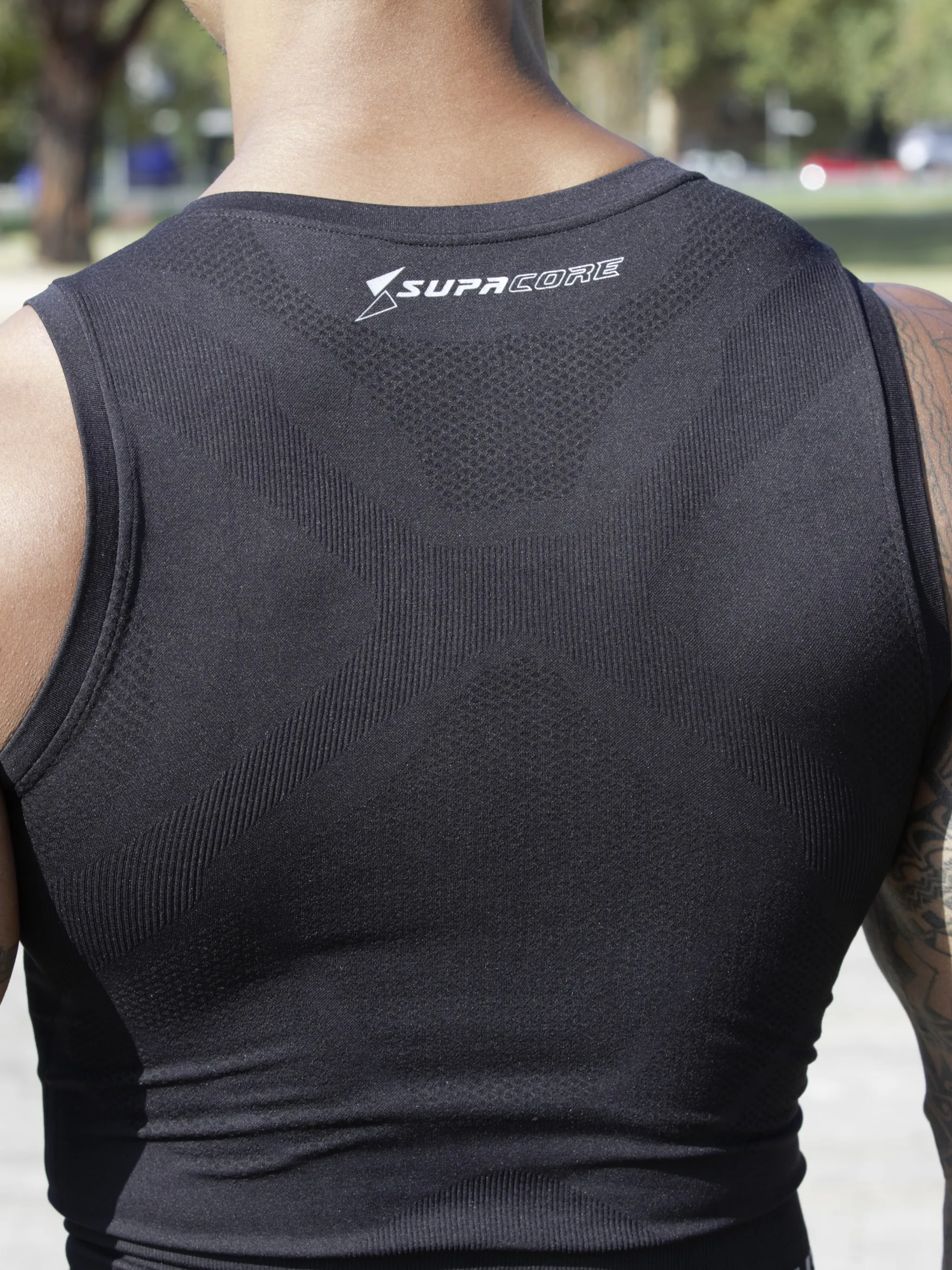 Supa X ® Sleeveless Body Mapped Compression Top