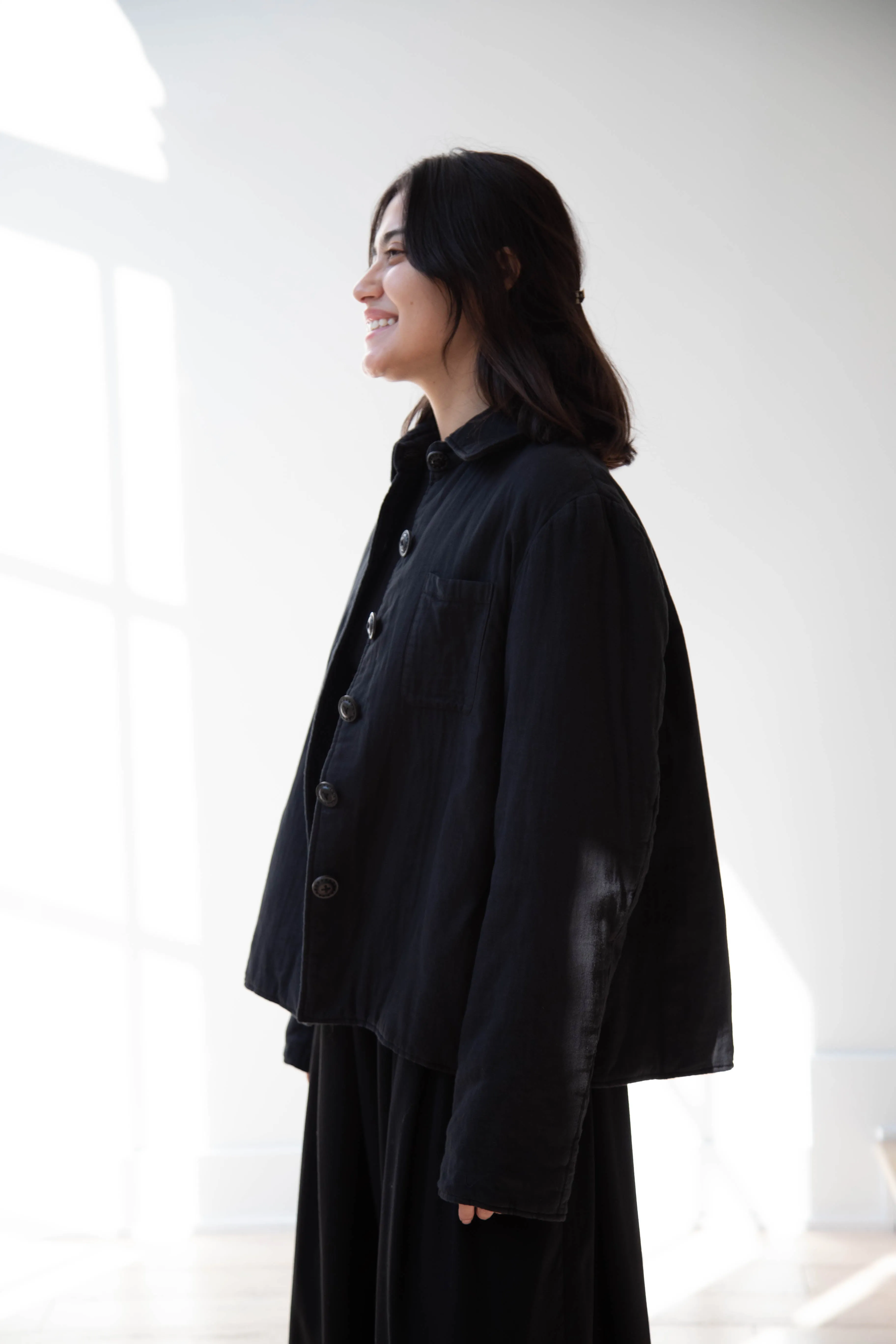 The Backward Vendor | Baby Puffer Jacket in Black