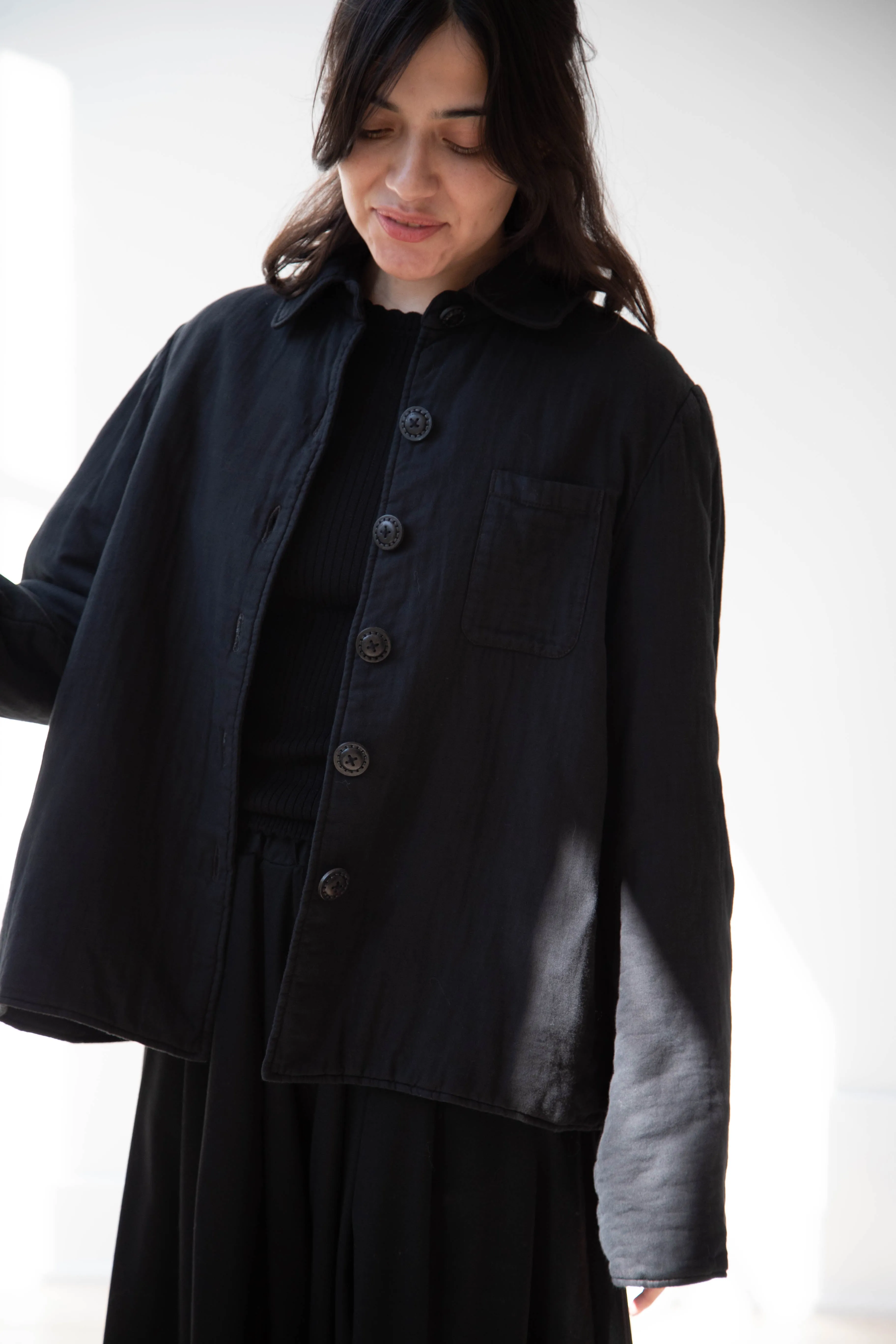 The Backward Vendor | Baby Puffer Jacket in Black