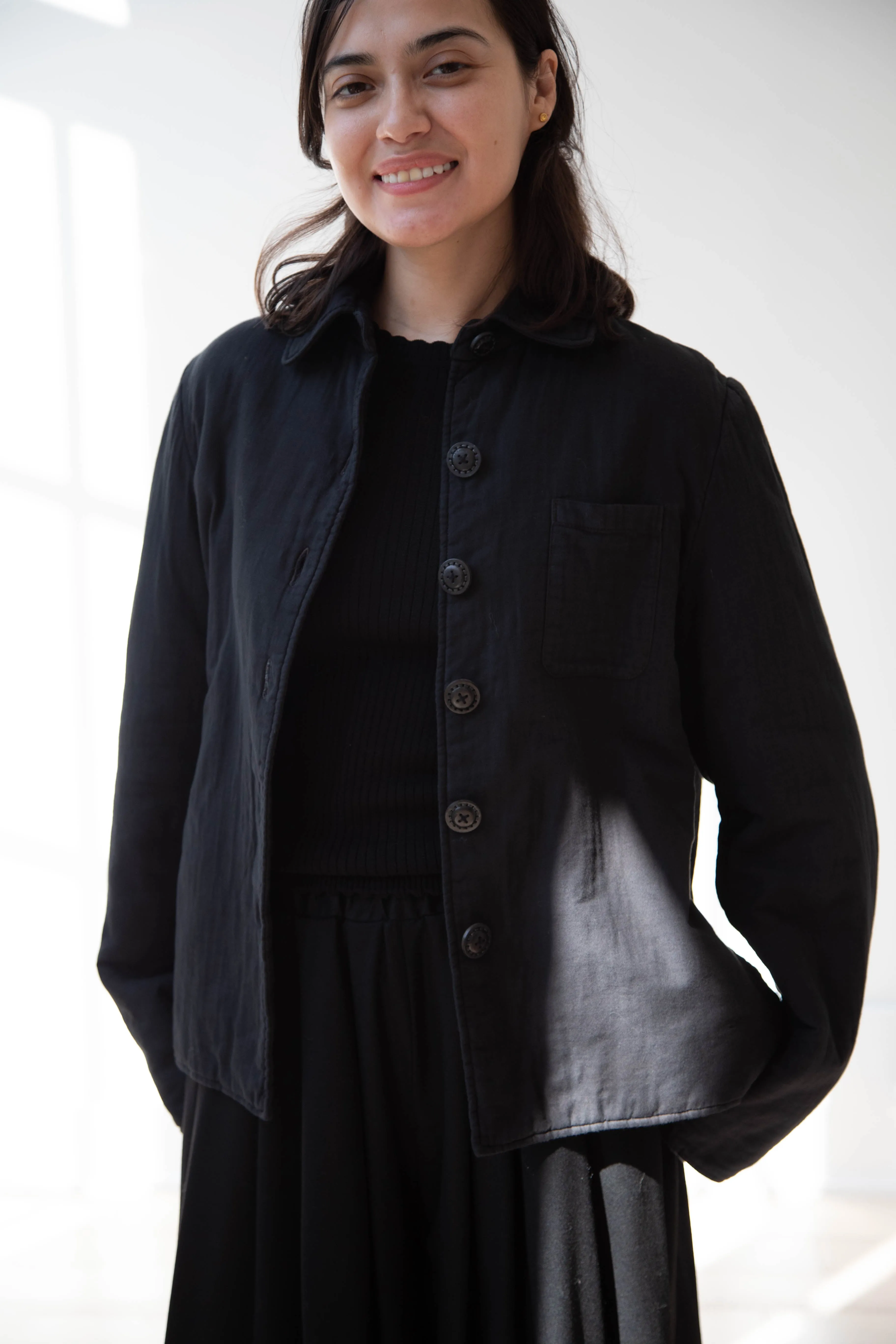 The Backward Vendor | Baby Puffer Jacket in Black