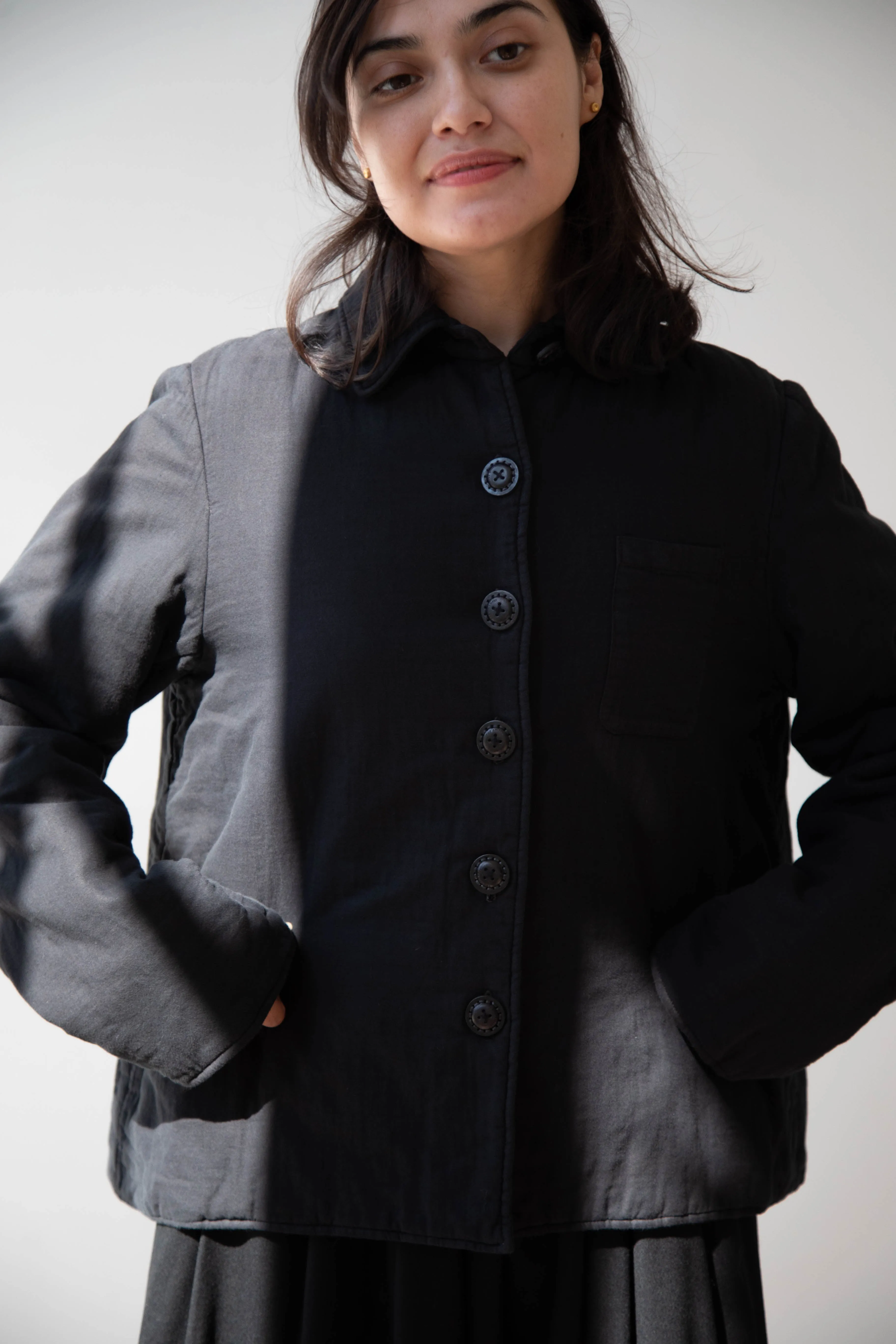 The Backward Vendor | Baby Puffer Jacket in Black