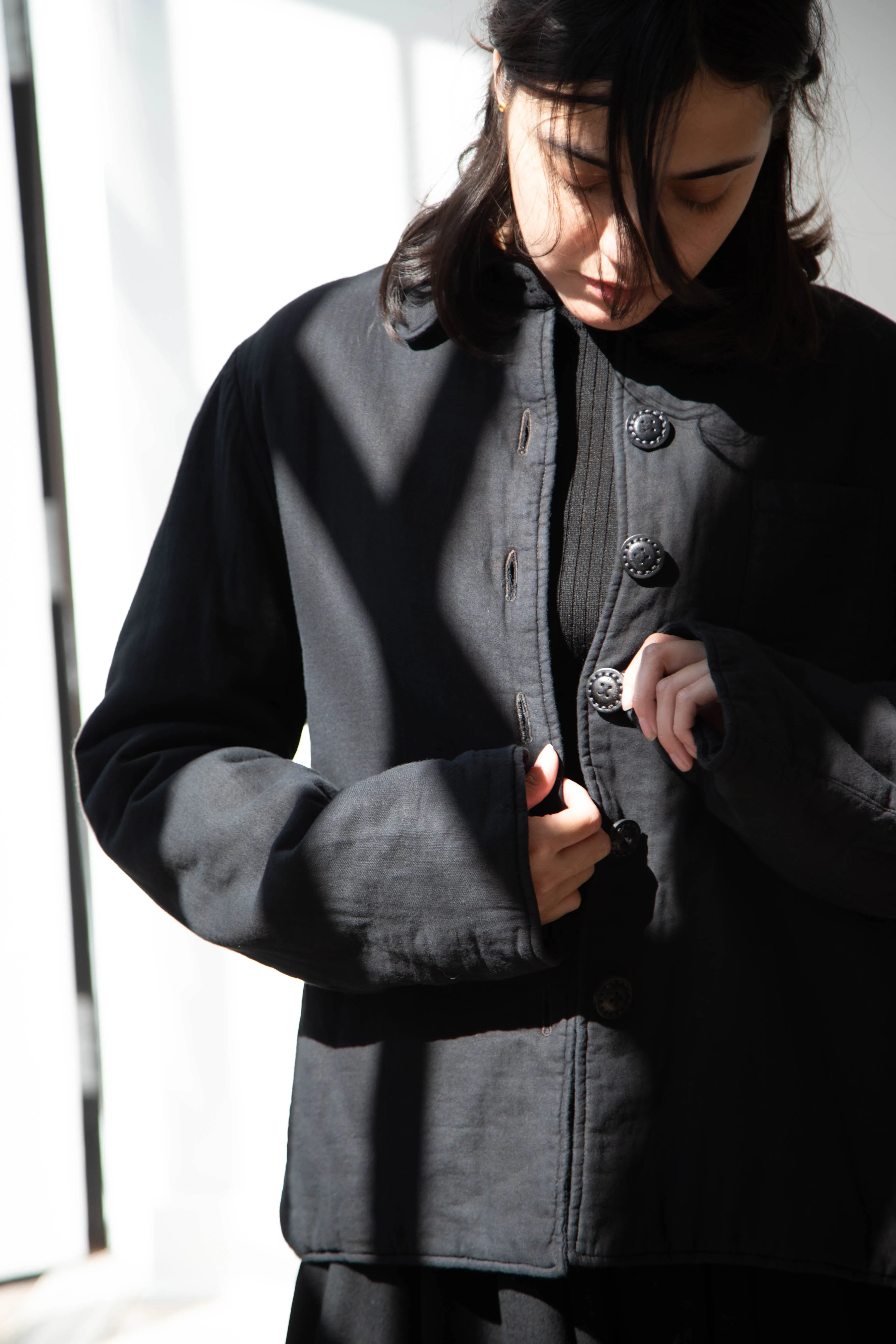 The Backward Vendor | Baby Puffer Jacket in Black